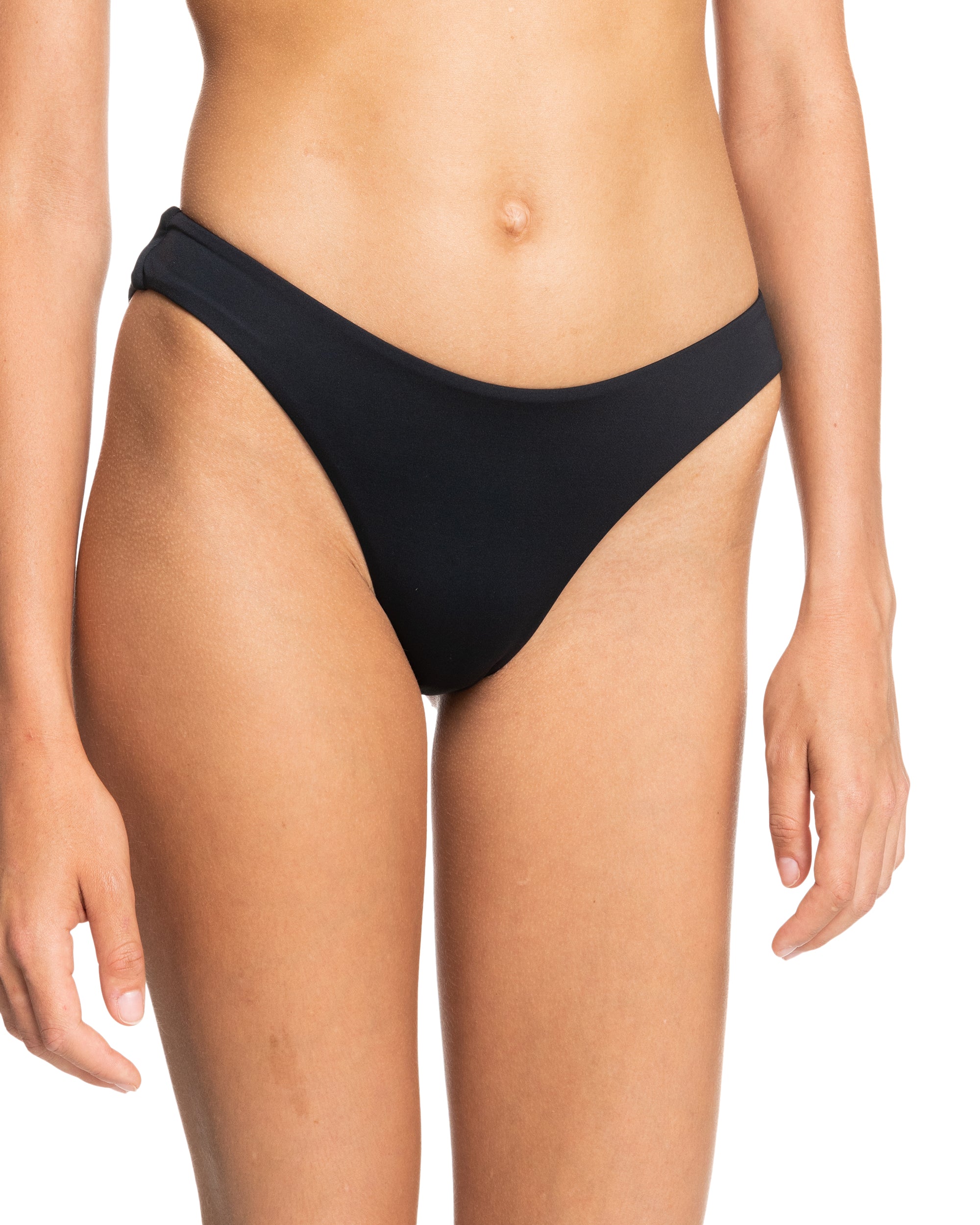 Beach Classics High Leg Bikini Bottoms Anthracite Roxy