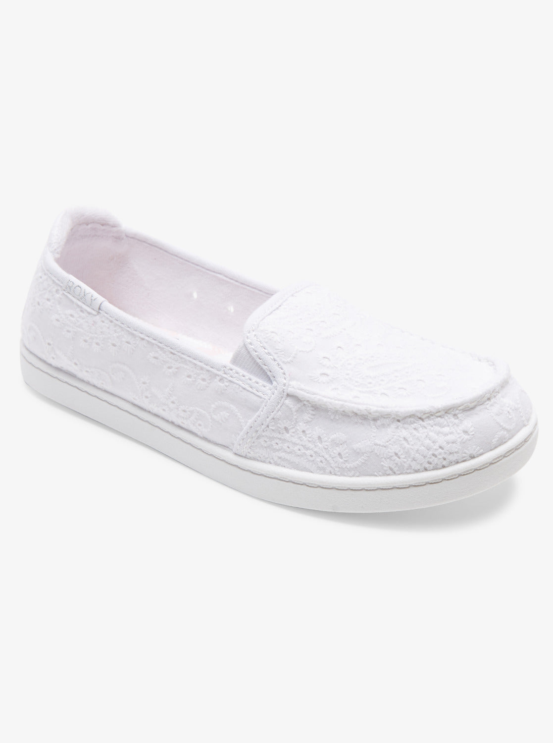 Roxy white slip on shoes on sale