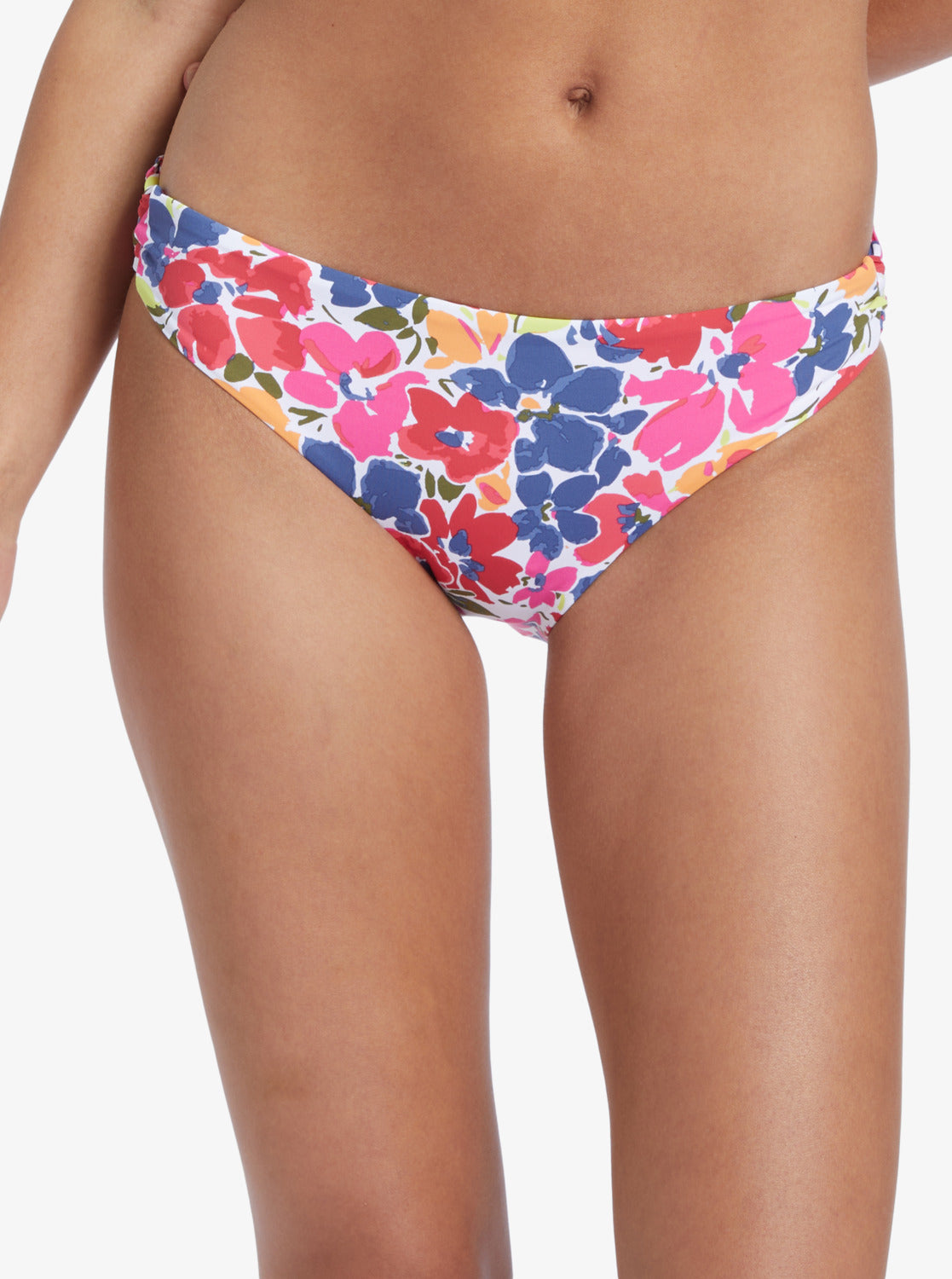 LUCKY BRAND FLORAL Side Tie Bikini Bottom - Multi print