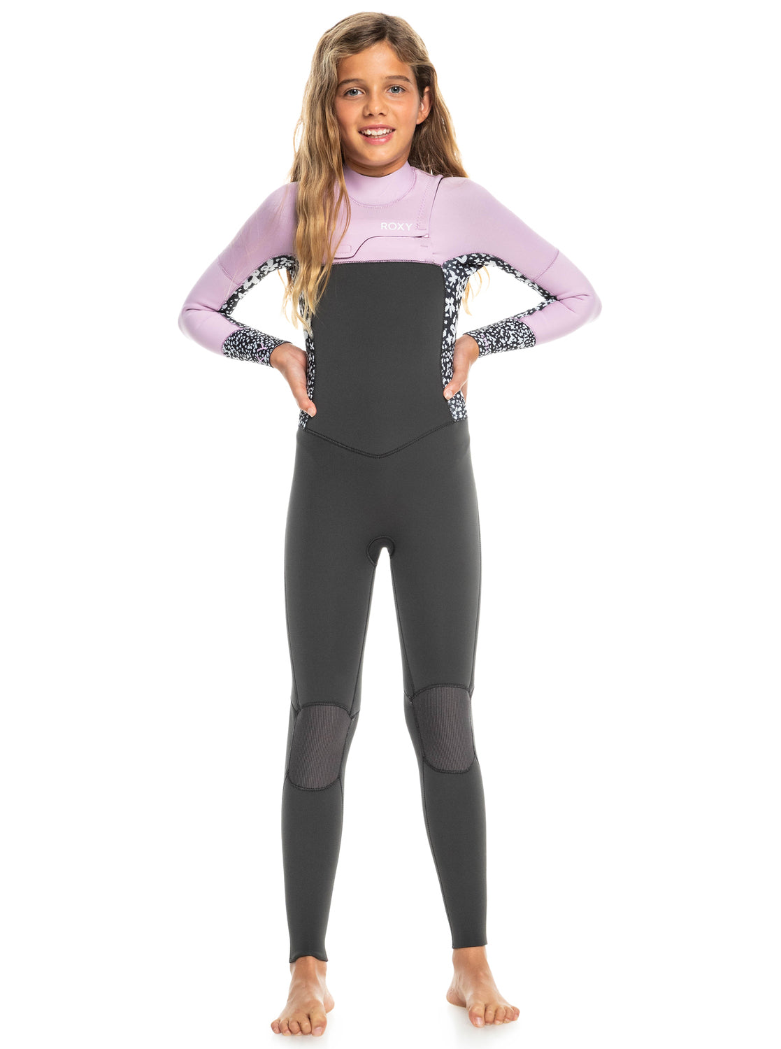 Roxy girls 6/34 deals black and pink Wetsuit