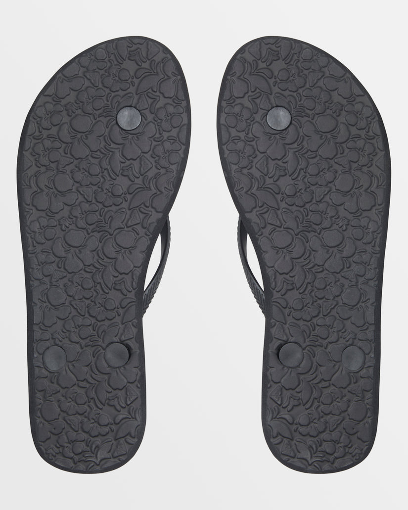 Antilles II Flip Flops - Black