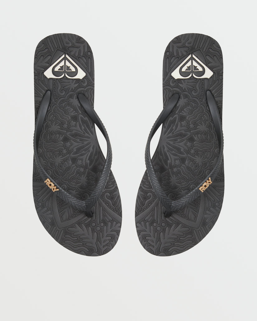 Antilles II Flip Flops - Black