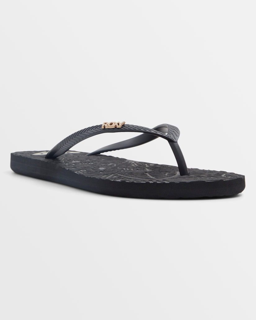 Antilles II Flip Flops - Black