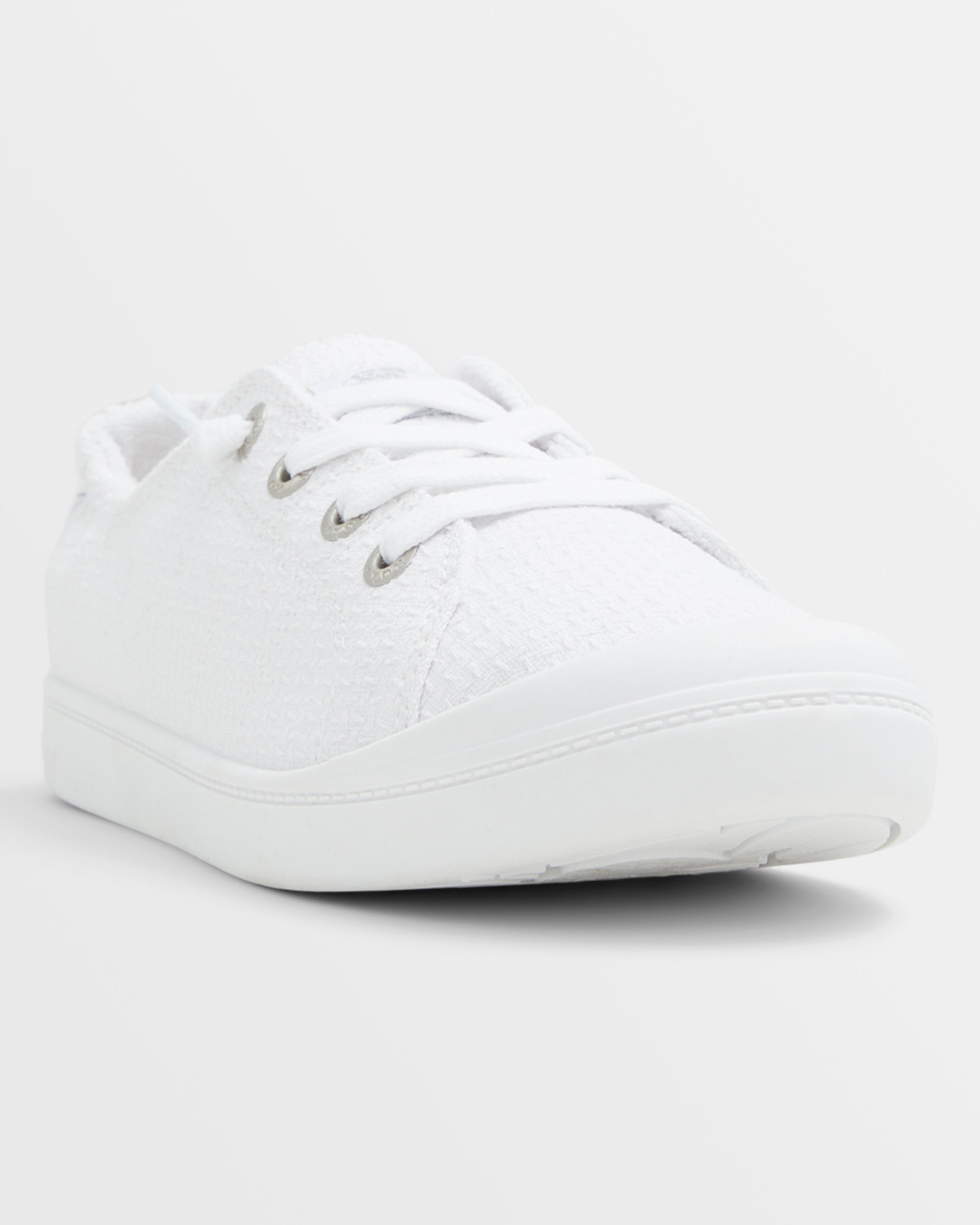 Roxy white tennis shoes on sale