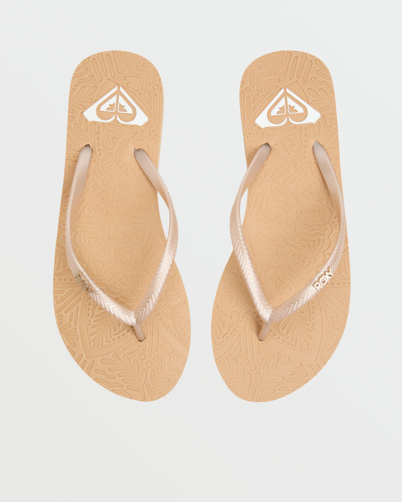 Antilles II Flip Flops - Champagne