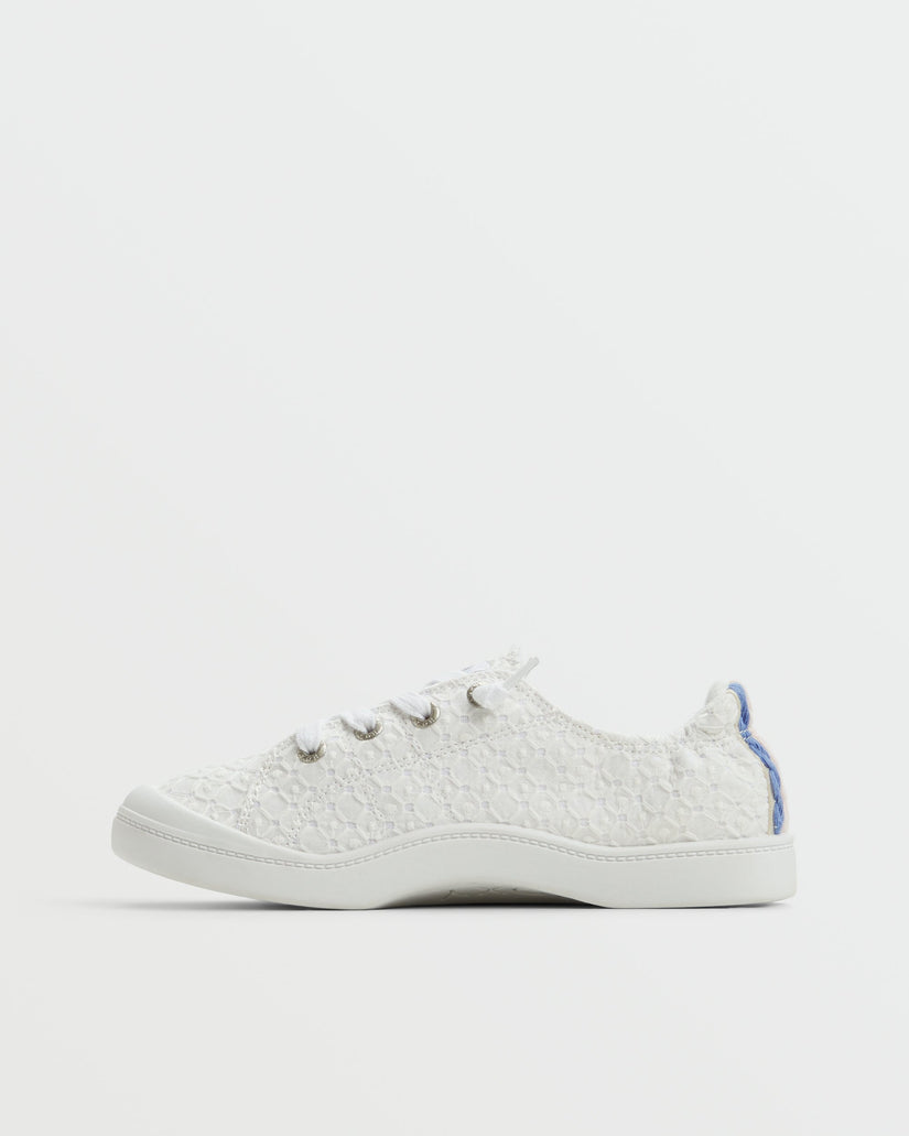 Bayshore Plus Shoes - White Crochet