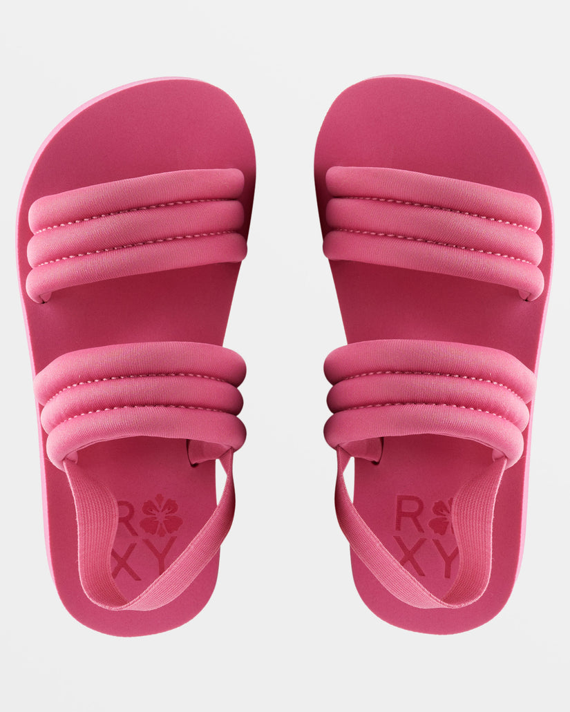 Girls 4-16 Totally Tubular Slide Sandals - Pink