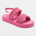 Girls 4-16 Totally Tubular Slide Sandals - Pink