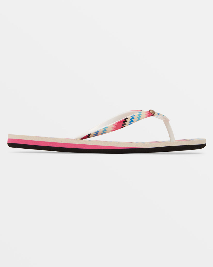 Portofino Flip-Flops - Black/Multi Stripe