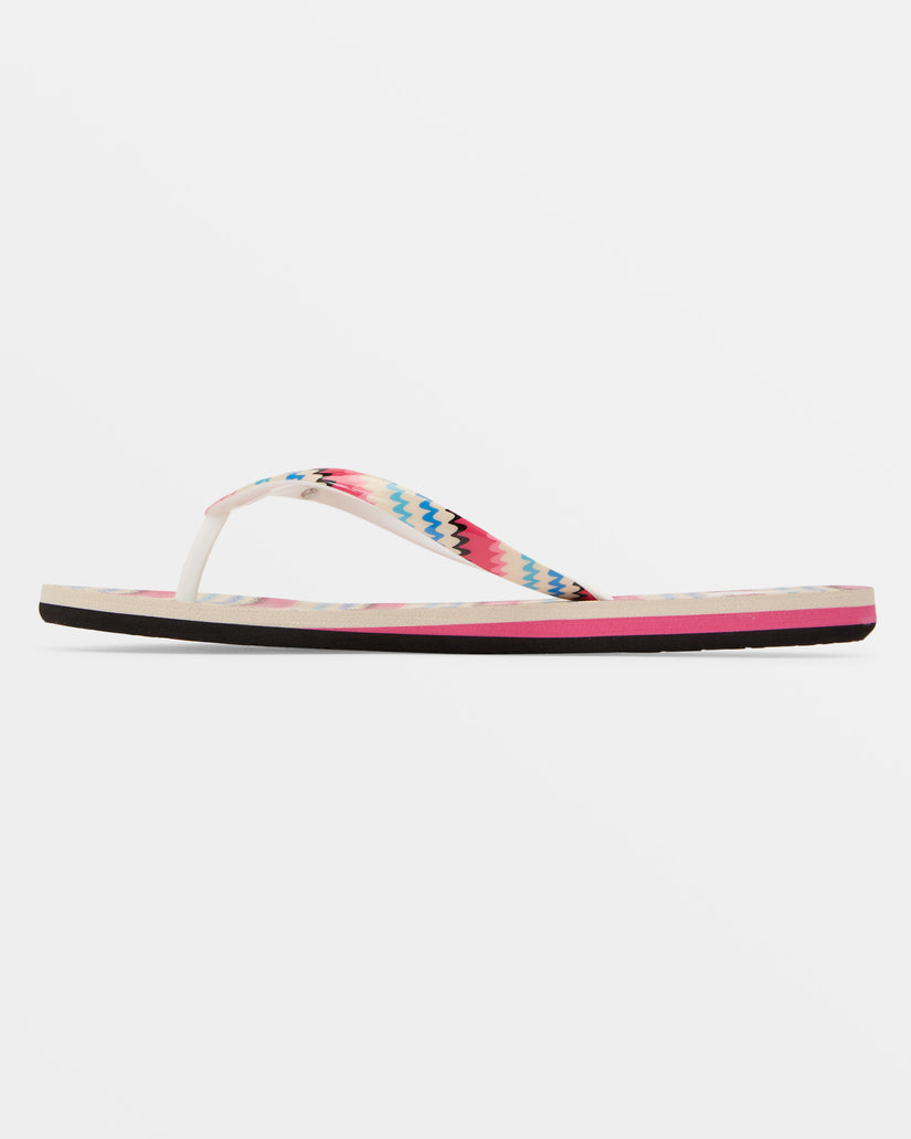 Portofino Flip-Flops - Black/Multi Stripe