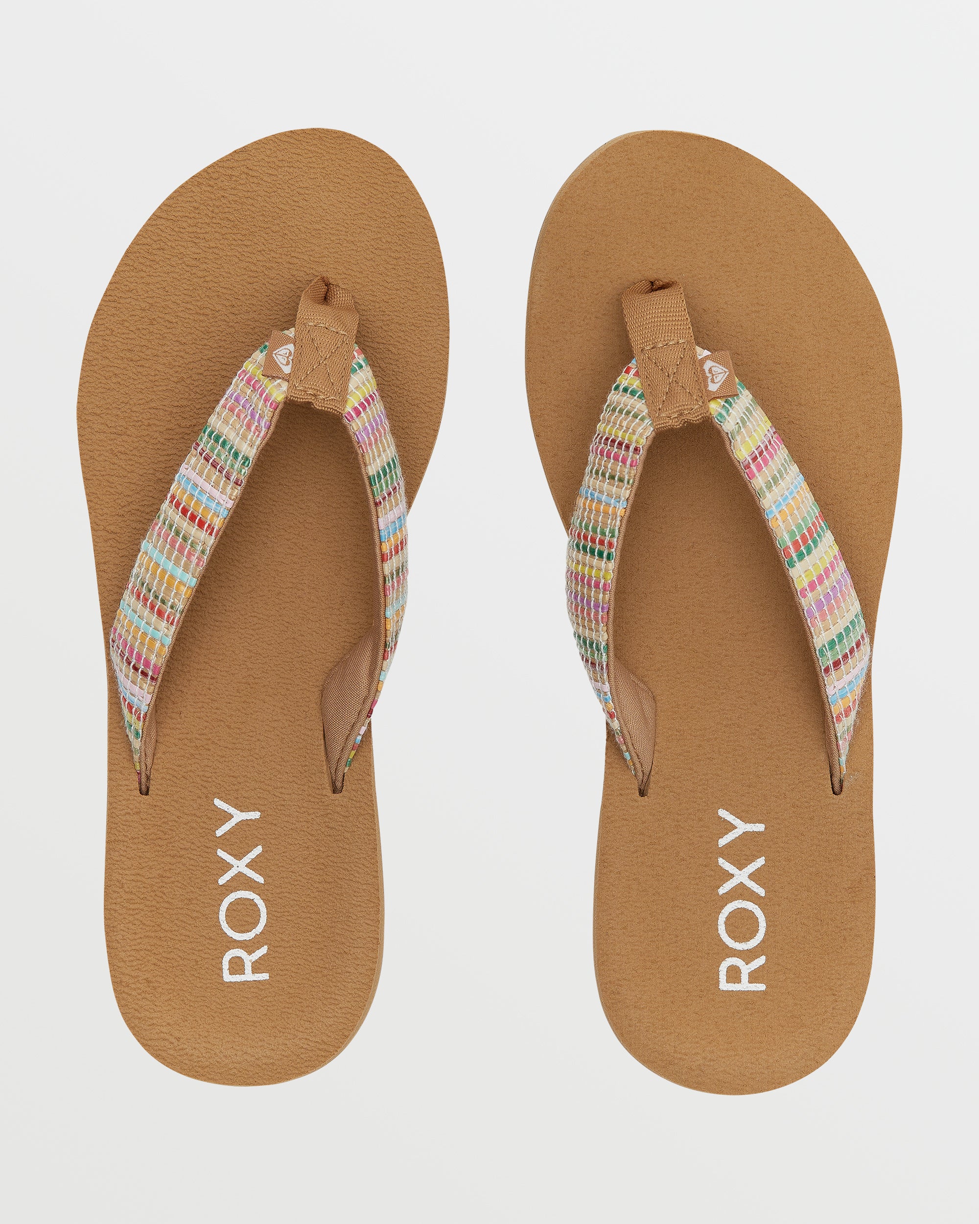 Tidepool Raffia Sandals Multi Roxy