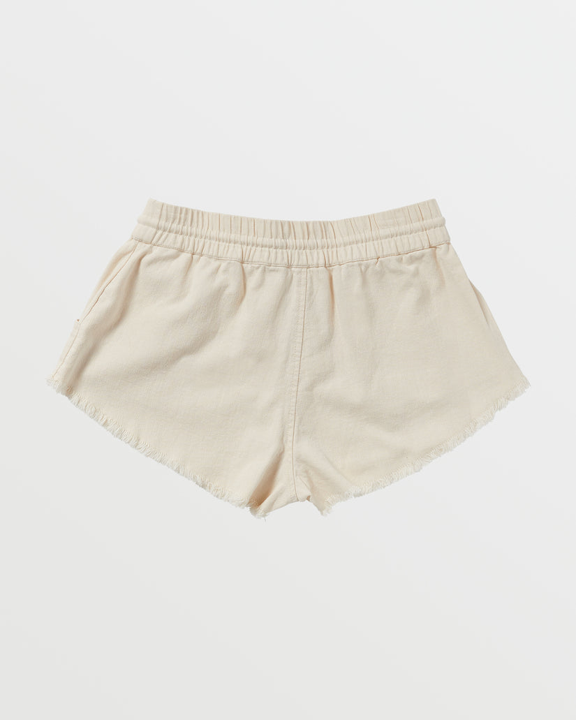 Scenic Route Elastic Waist Shorts - Tapioca