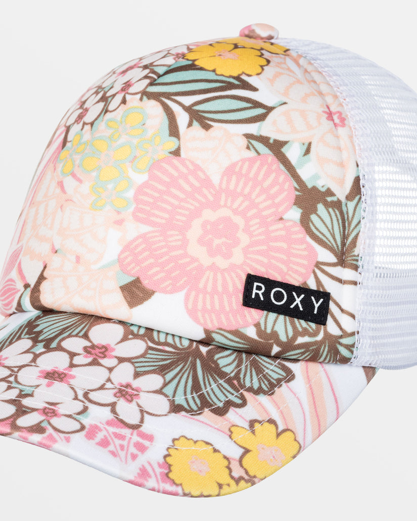 Girls 4-16 Honey Coconut Trucker Hat - White Viva La Vida