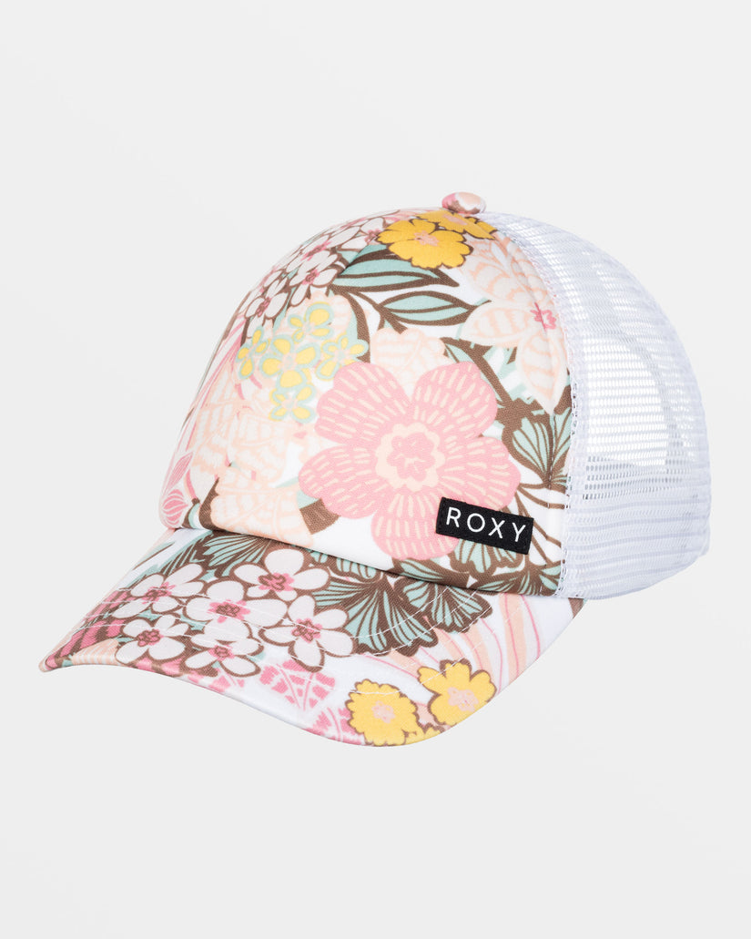 Girls 4-16 Honey Coconut Trucker Hat - White Viva La Vida