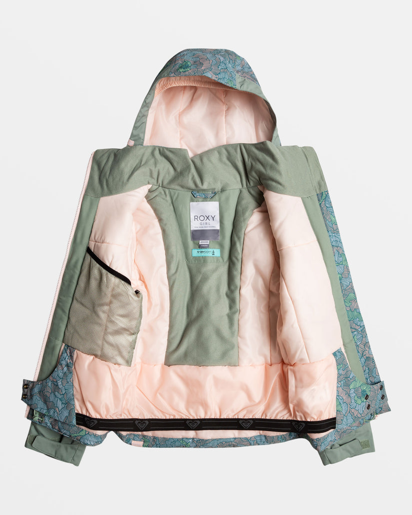 Girls 8-16 Free Jet Snow Jacket - Pink Salt Sketchbook