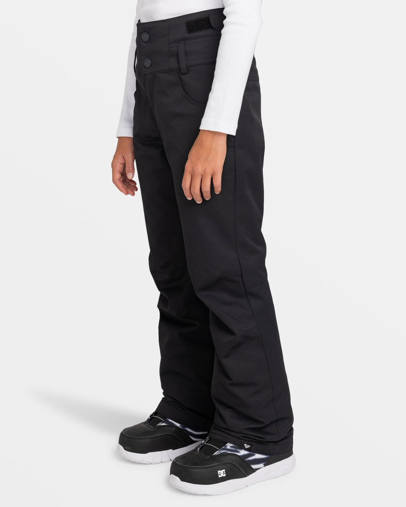 Girls 8-16 Diversion Snow Pants - True Black