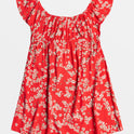 Girls 4-16 Dancing Is Done Mini Babydoll Dress - Hibiscus Margarita