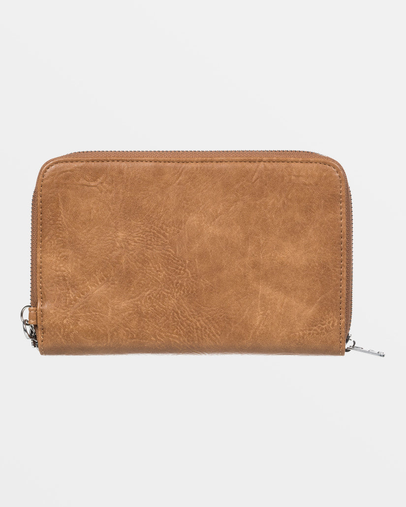 Back In Brooklyn Zipper Wallet - Camel