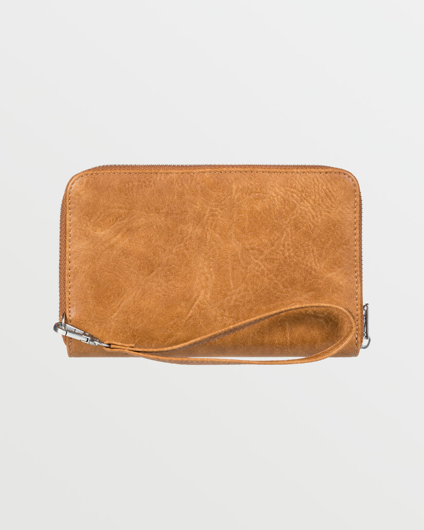 Back in Brooklyn Zipper Wallet - Camel