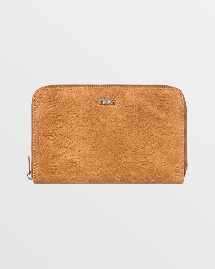 Back in Brooklyn Zipper Wallet - Camel