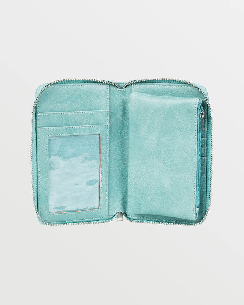 Back in Brooklyn Zipper Wallet - Atlantis