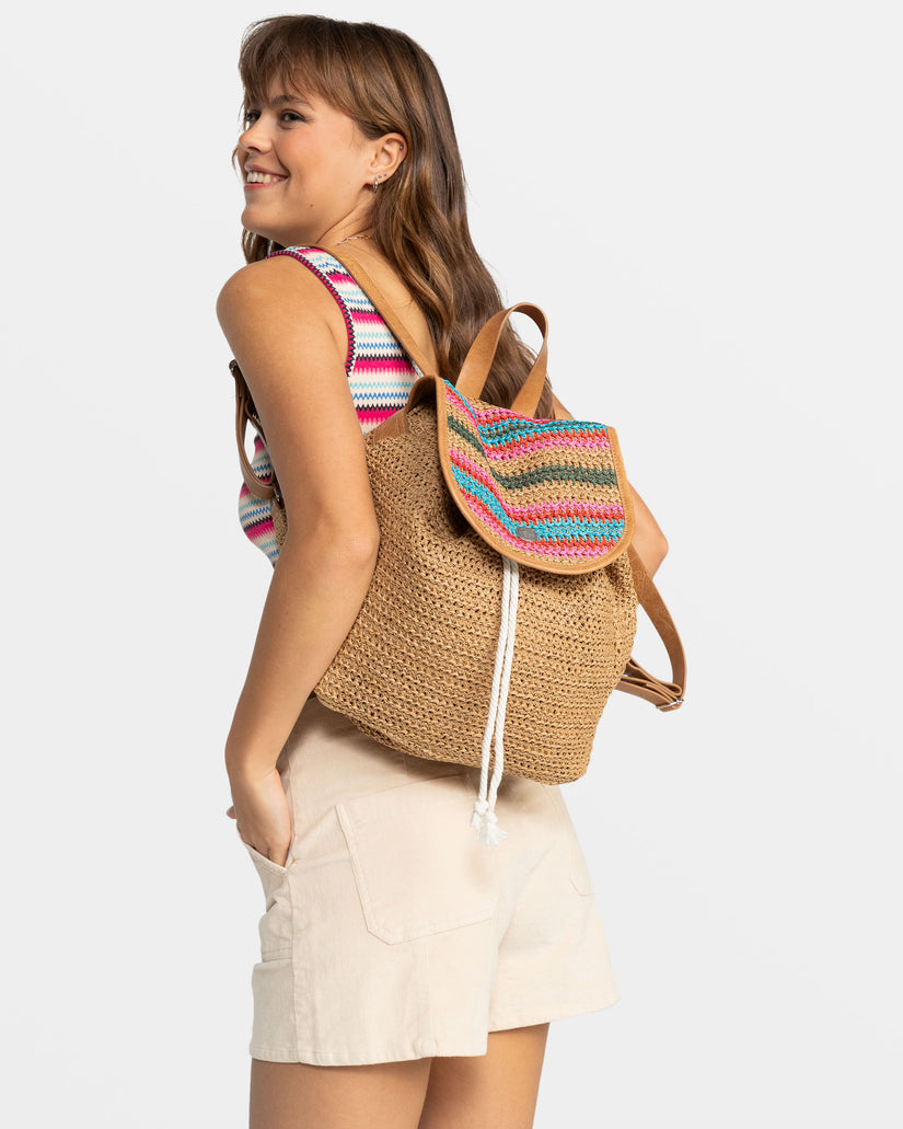 Coco Pearl Straw Backpack - Natural | Roxy.com