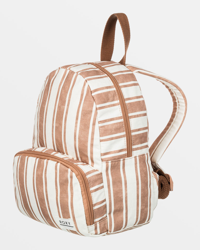 Always Core Canvas Extra Small Backpack - Camel Sandy Stripe