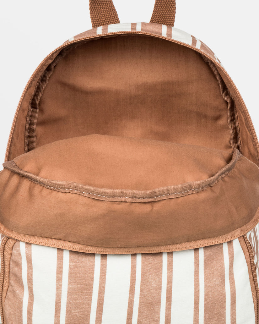 Always Core Canvas Extra Small Backpack - Camel Sandy Stripe