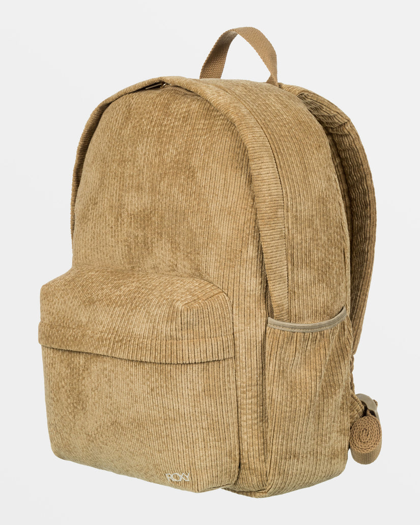 Feeling Good Small Corduroy Backpack - Oil Green