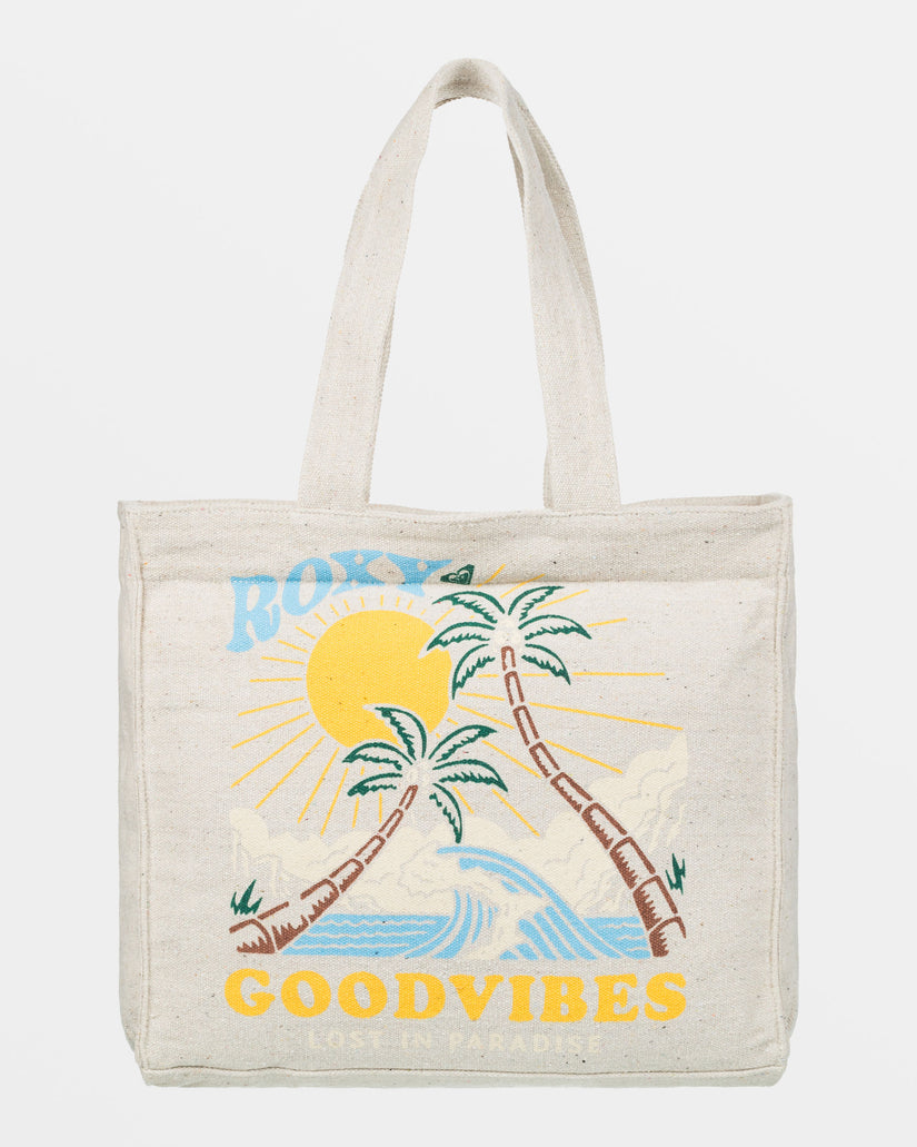 Drink The Wave Tote Bag - Natural