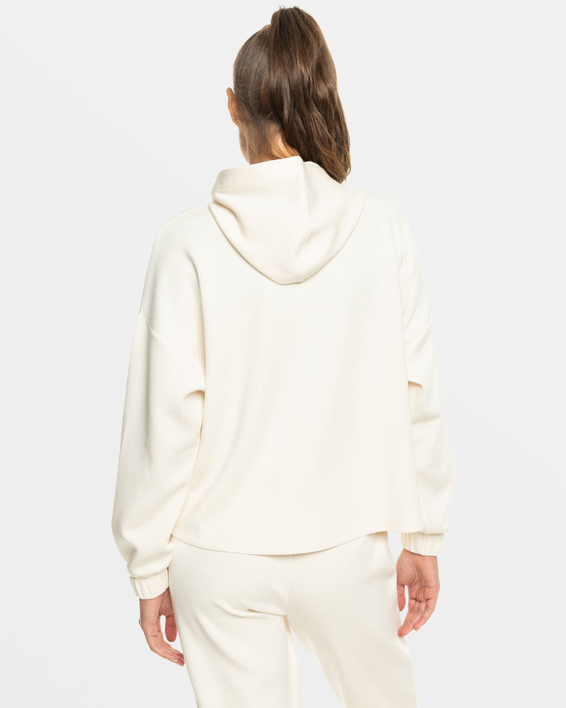 Rise & Vibe Sweet Zip-Up Hoodie - Buttercream