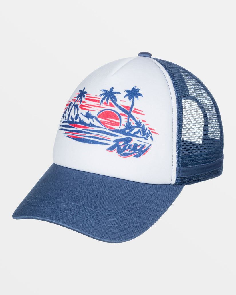 Dig This Trucker Hat - Bijou Blue