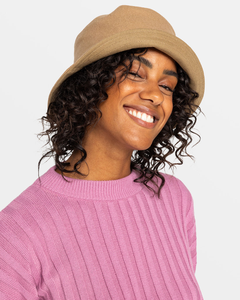 High Dance Morning Felt Bucket Hat - Camel