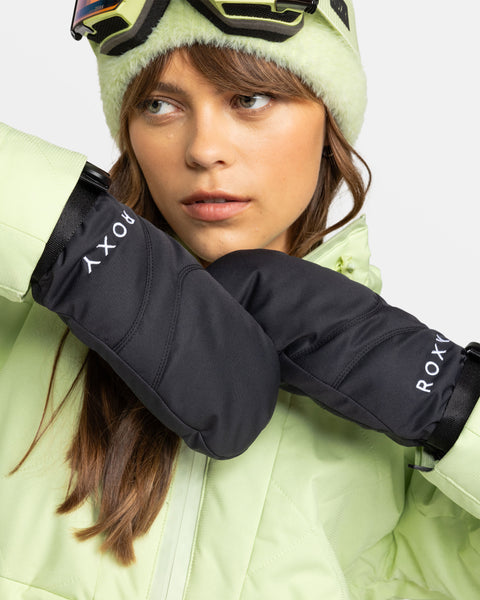 Roxy ski jacket shops & gloves