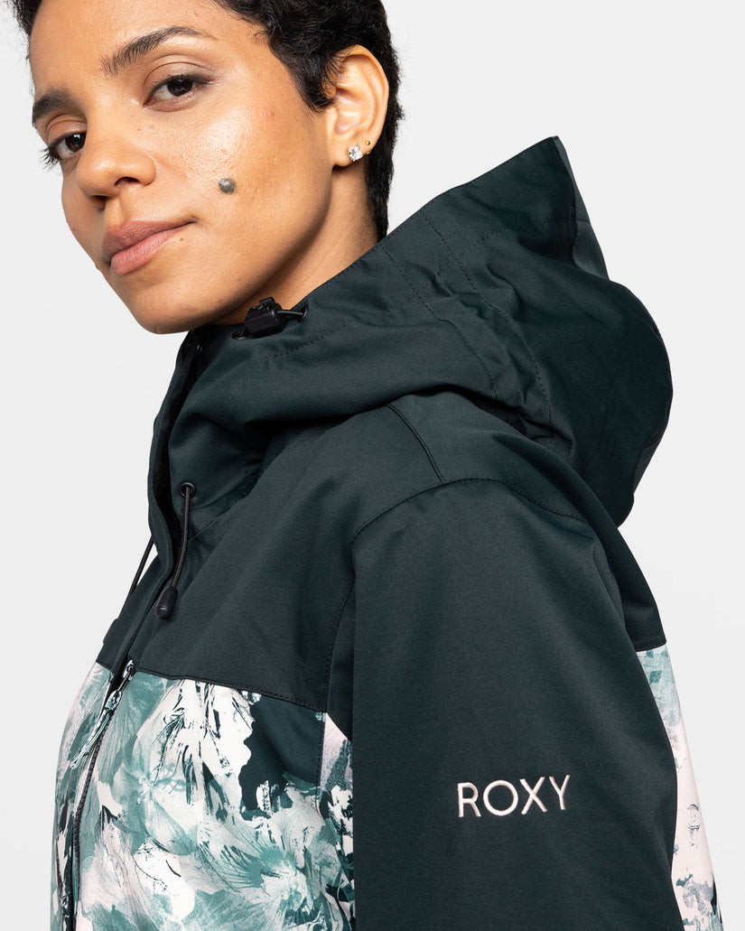 Roxy Jetty 3N1 Snow Jacket - Sea Pine Dreamy Picture