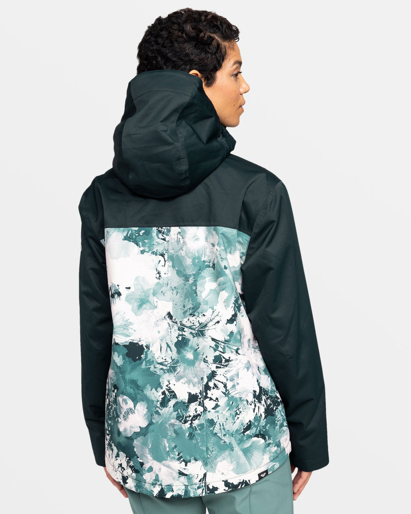 Roxy Jetty 3N1 Snow Jacket - Sea Pine Dreamy Picture