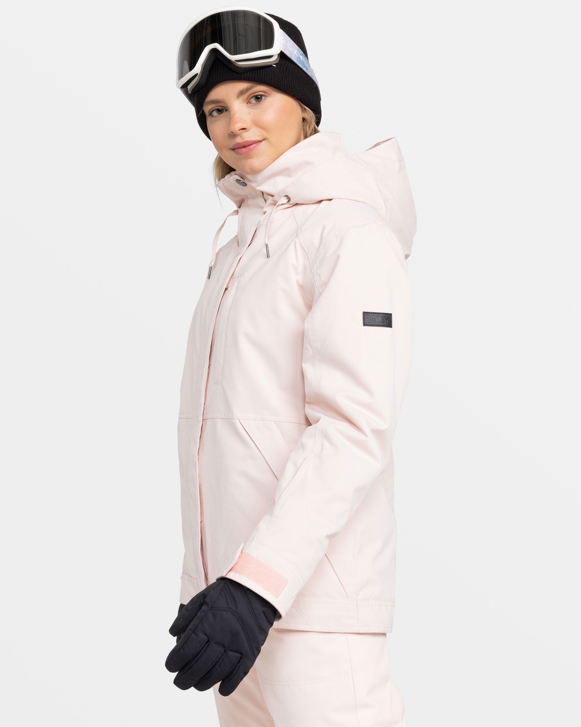 Deals Roxy pink Sherpa snow jacket