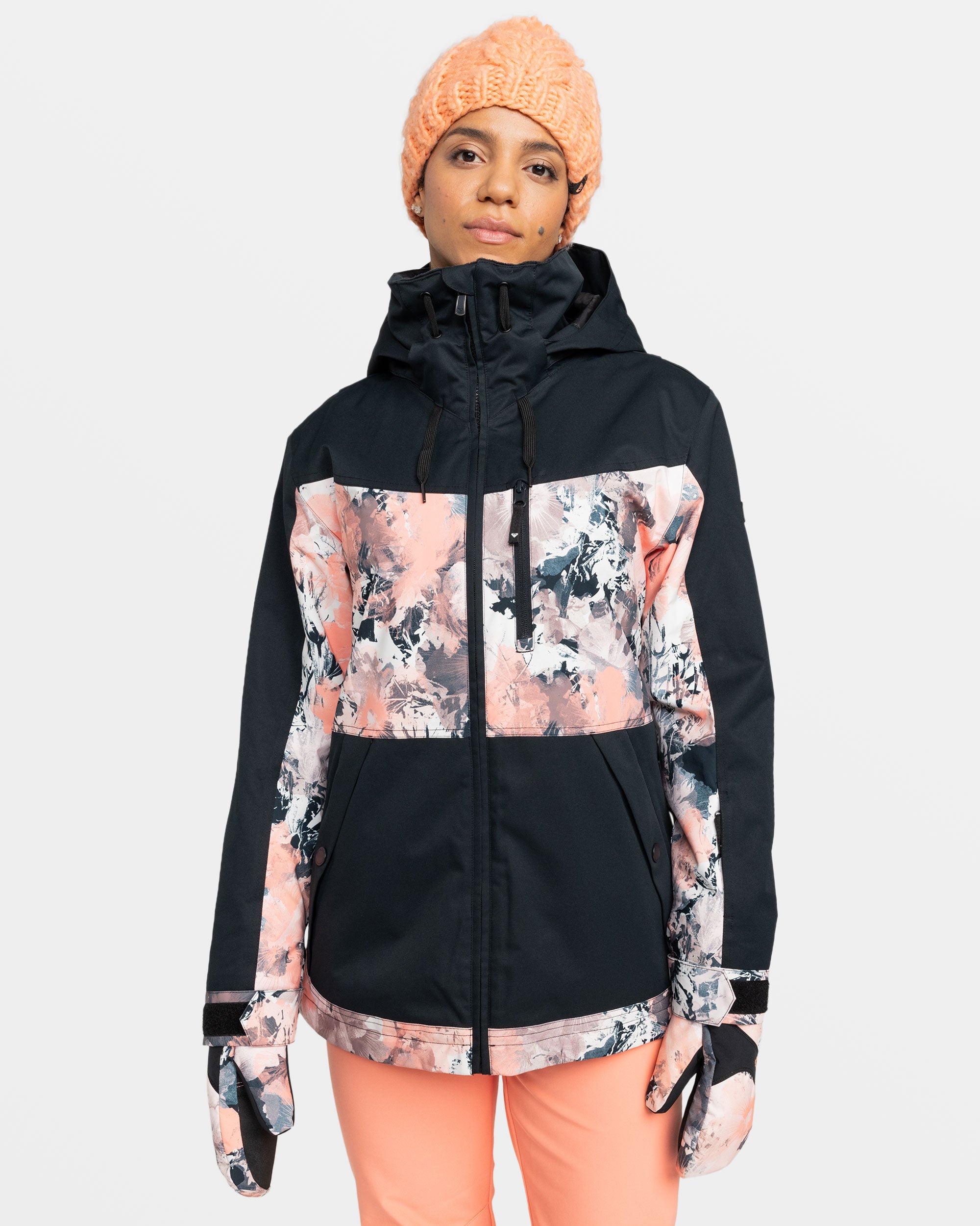 Peach pink jacket best sale