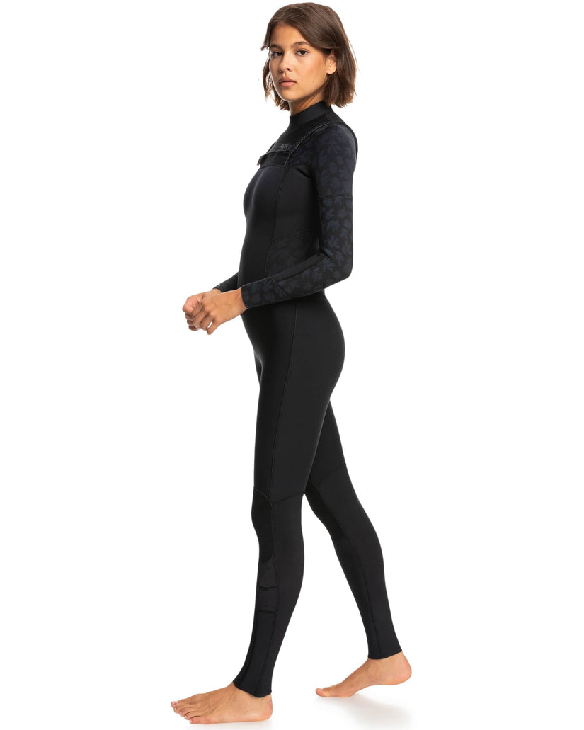 3/2mm Swell Series Chest Zip Wetsuit - Black