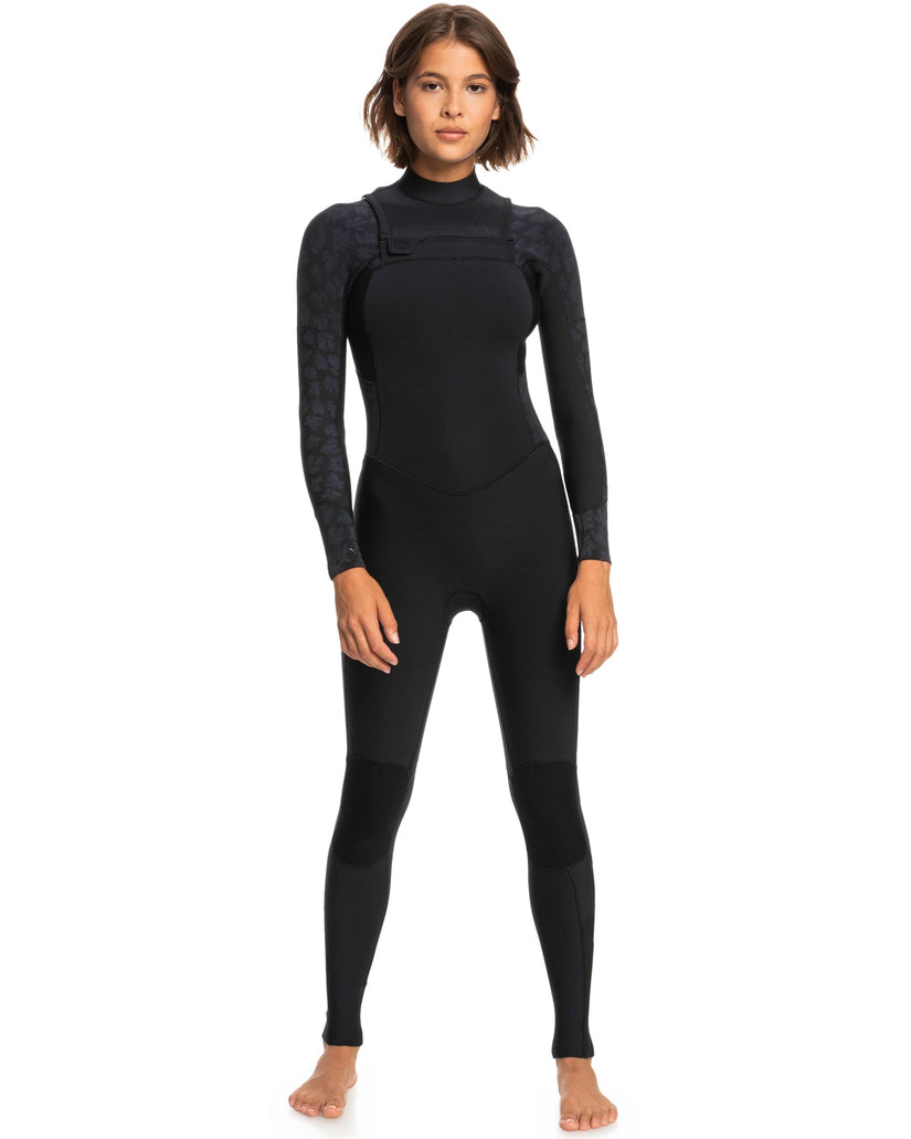 3/2mm Swell Series Chest Zip Wetsuit - Black