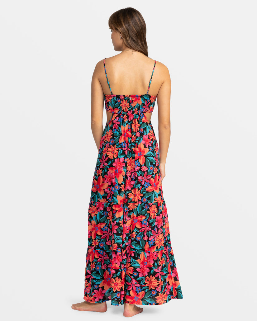 Hot Tropics Flowy Maxi Dress - Anthracite Floral Fiesta | Roxy.com