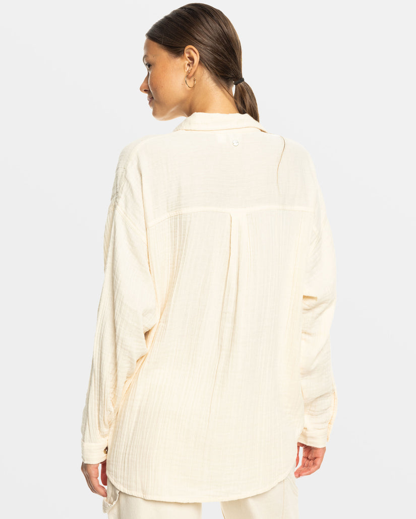 Morning Time Long Sleeve Shirt - Parchment