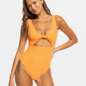 Dalia One Piece Swimsuit - Papaya