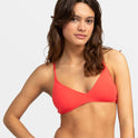 Beach Classics Athletic Triangle Bikini Top - Hibiscus