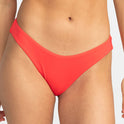 Beach Classics High Leg Bikini Bottoms - Hibiscus