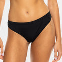 Roxy Pro The Snap Turn Cheeky Bikini Bottoms - Anthracite