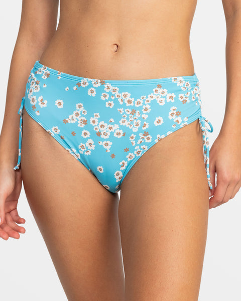 Printed Beach Classics Side Tie Moderate Bikini Bottoms - Maui 