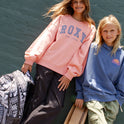 Girls 7-16 Roxy Arch Oversized Crew