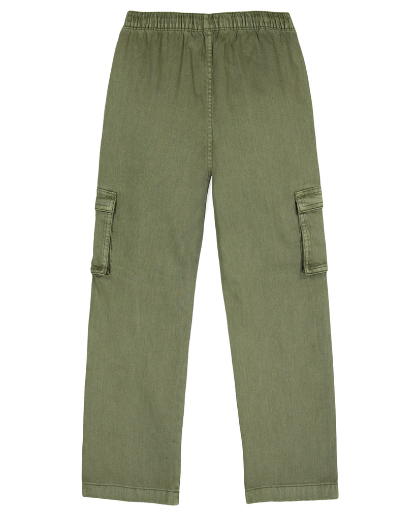 Girls 7-16 Precious Cargo Pants - Oil Green