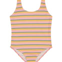 Girls 7-16 Mirage Stripe One Piece